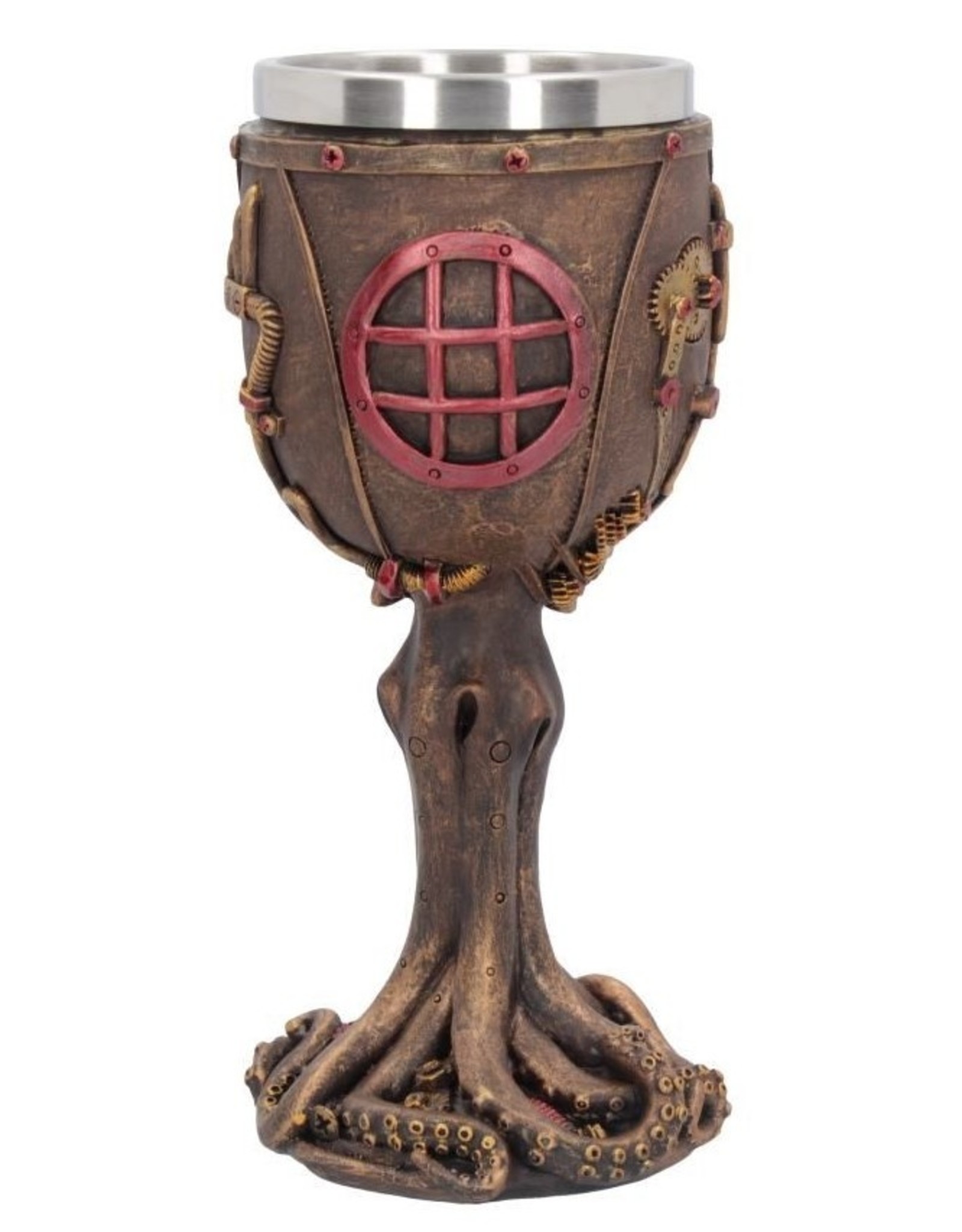 NemesisNow Tankards and Goblets - Steampunk Goblet Mechanical Cephalopod