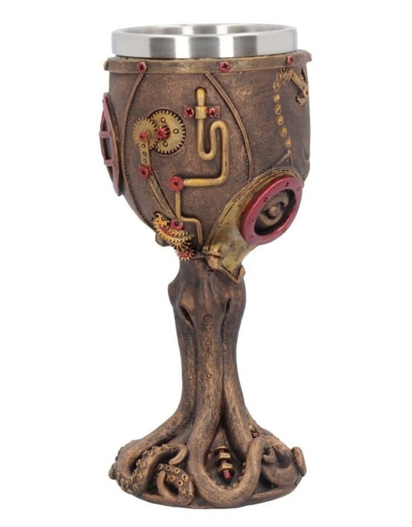 NemesisNow Tankards and Goblets - Steampunk Goblet Mechanical Cephalopod