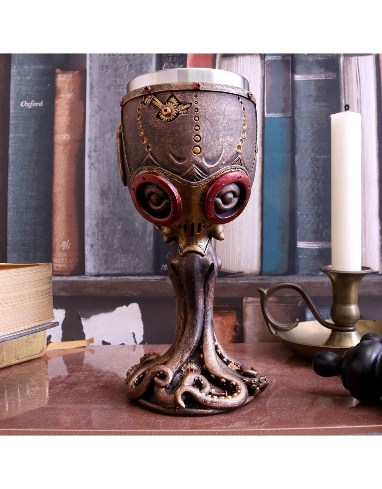 NemesisNow Bekers en kelken - Steampunk Kelk Mechanical Cephalopod
