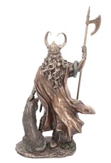 Veronese Design Giftware Beelden Collectables  - Loki-Norse Trickster God Gebronsd beeld 35cm