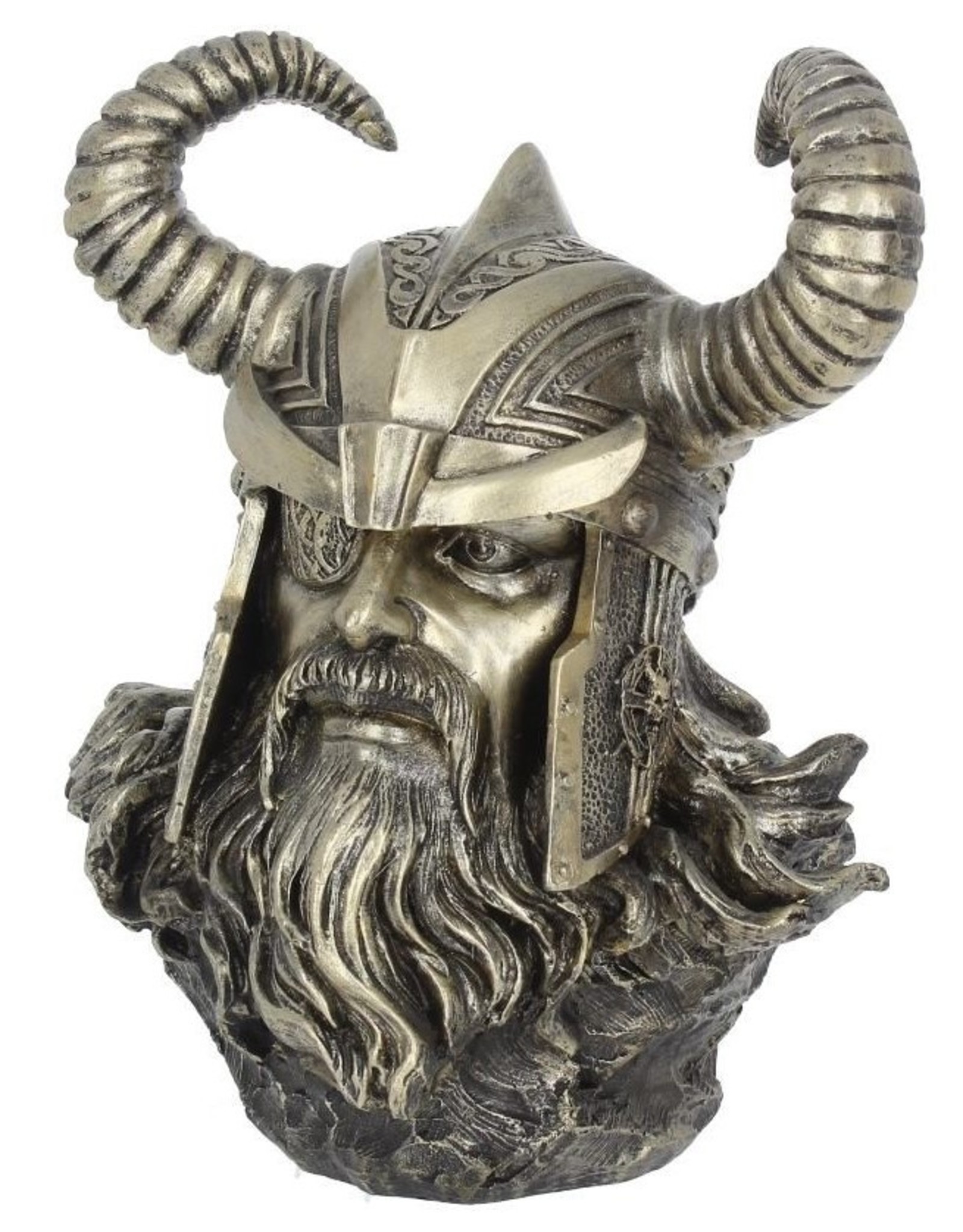 NemesisNow Giftware Figurines Collectables - Odin bronzed bust 21,5cm