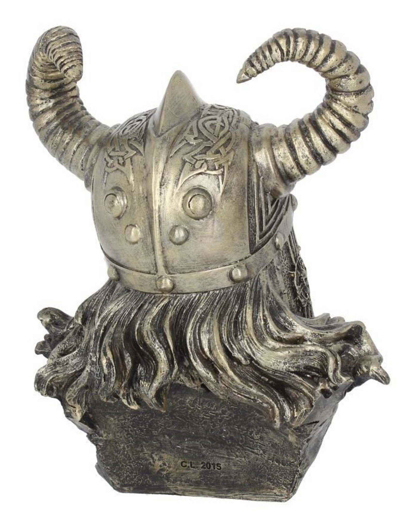 NemesisNow Giftware Beelden Collectables  - Odin gebronsd beeld buste 21,5cm