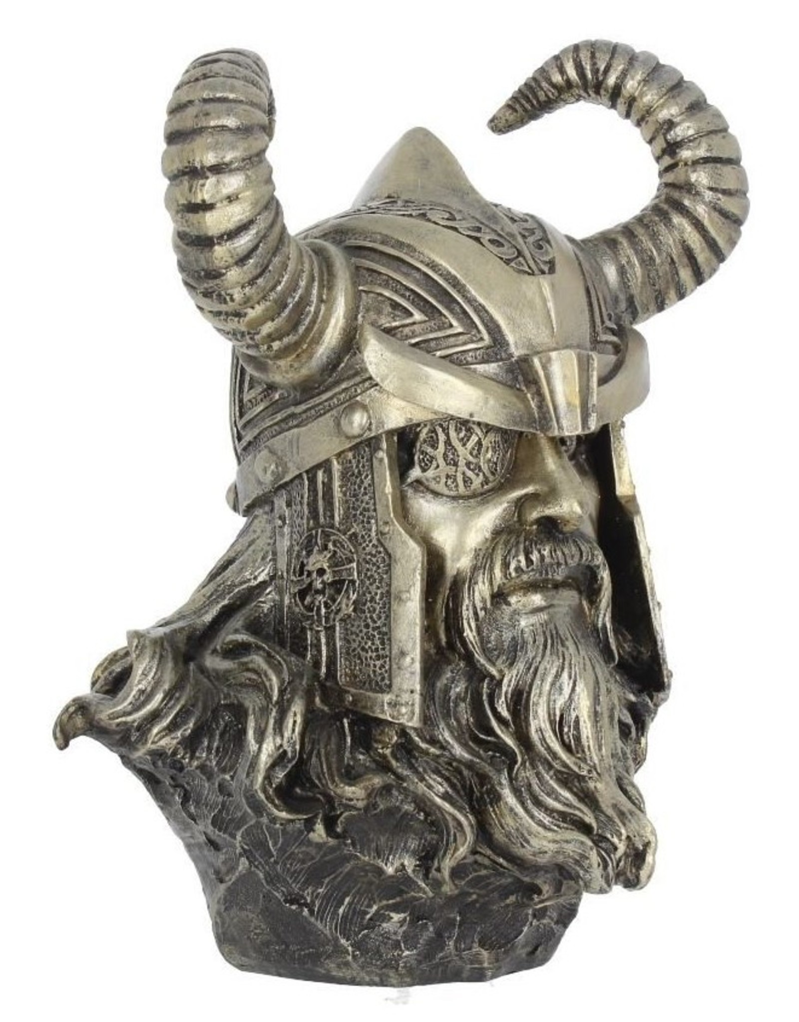 NemesisNow Giftware Figurines Collectables - Odin bronzed bust 21,5cm