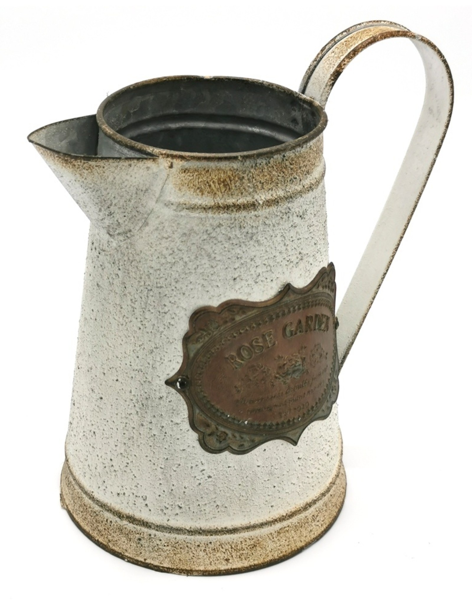 Rose Garden Miscellaneous - Rose Garden Jug - metal, brocante (white-brown)