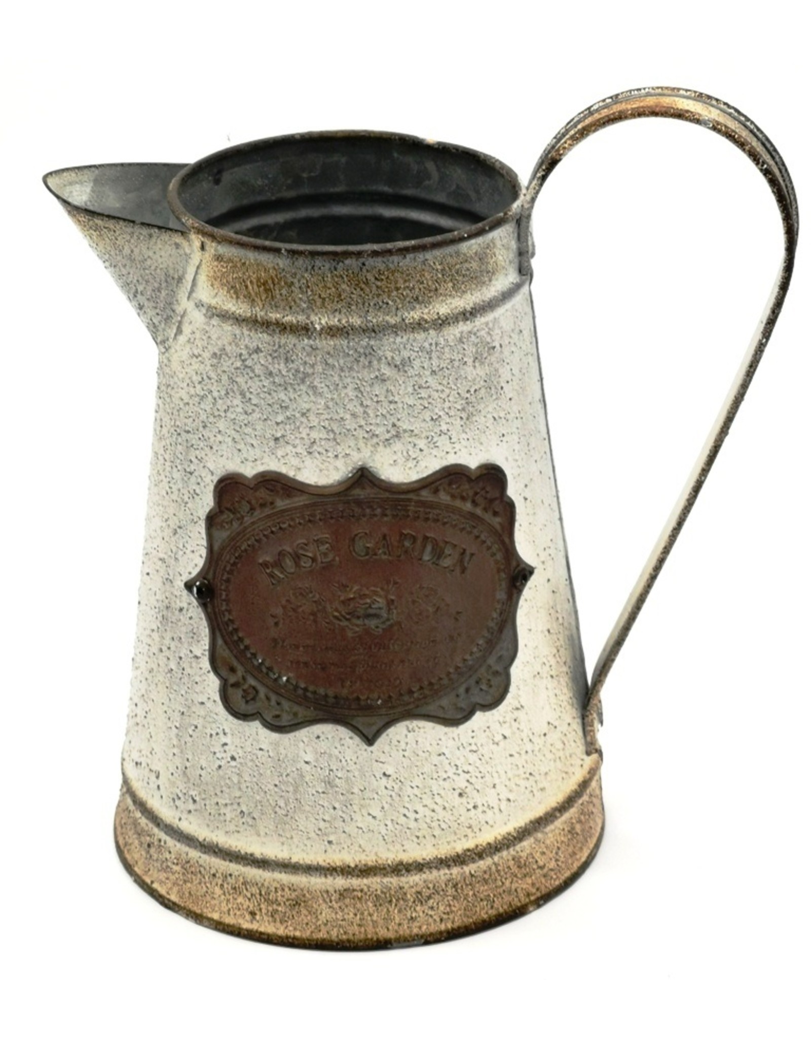 Rose Garden Miscellaneous - Rose Garden Jug - metal, brocante (white-brown)