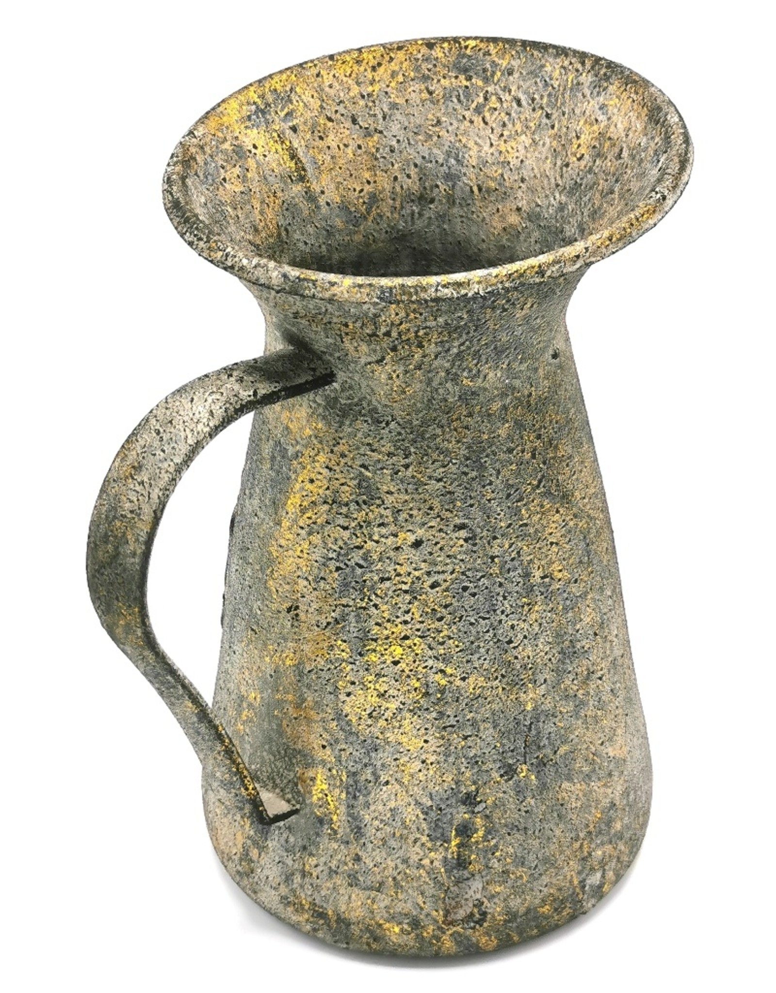 Trukado Miscellaneous - Milk Jug Antique Style with Bronze Accents, metal