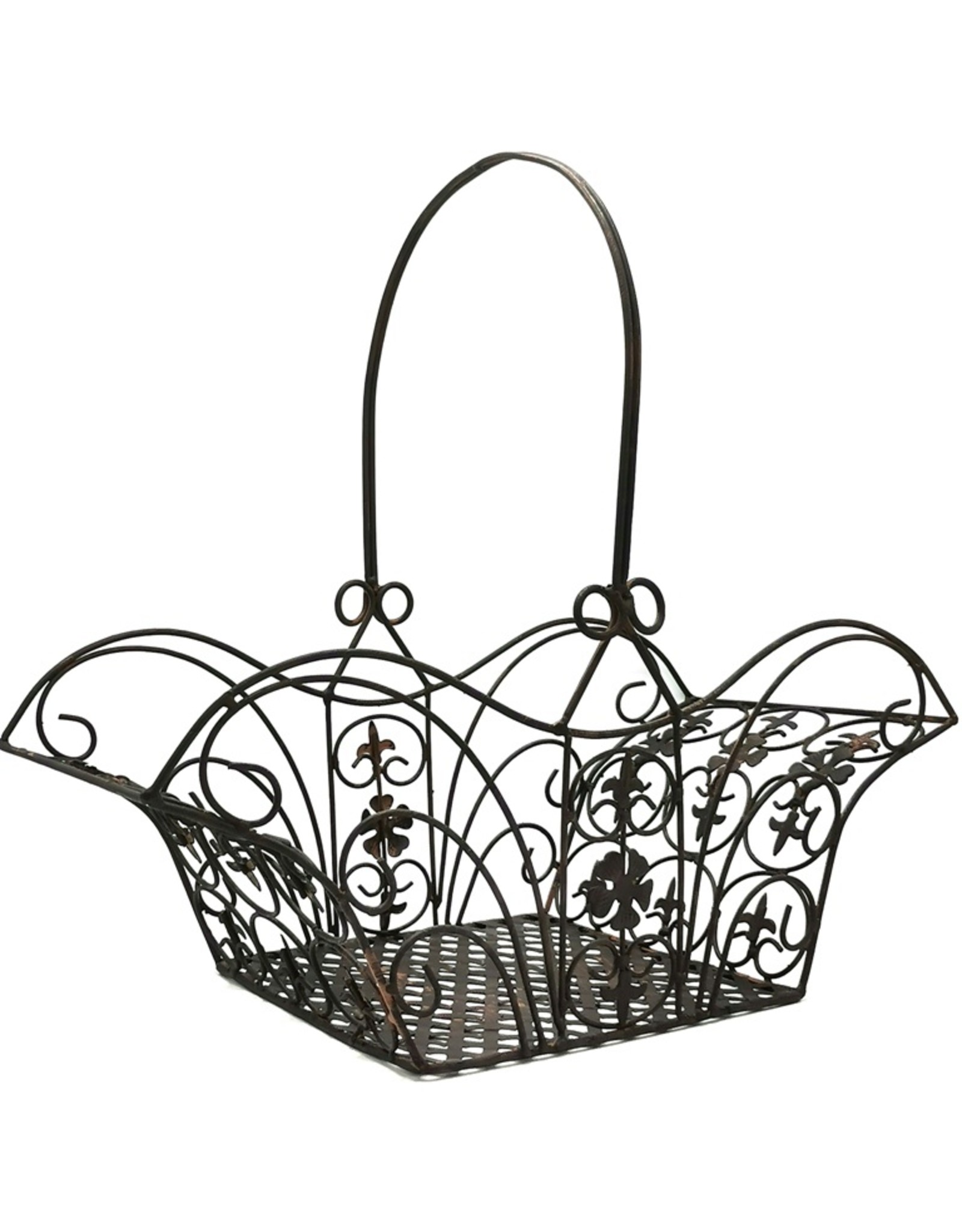 Trukado Miscellaneous - Iron Vintage basket 44cm