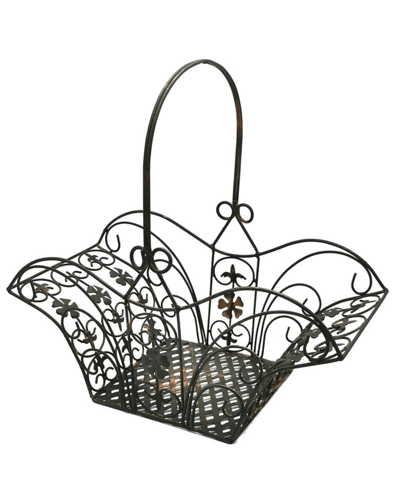 Trukado Miscellaneous - Iron Vintage basket 44cm