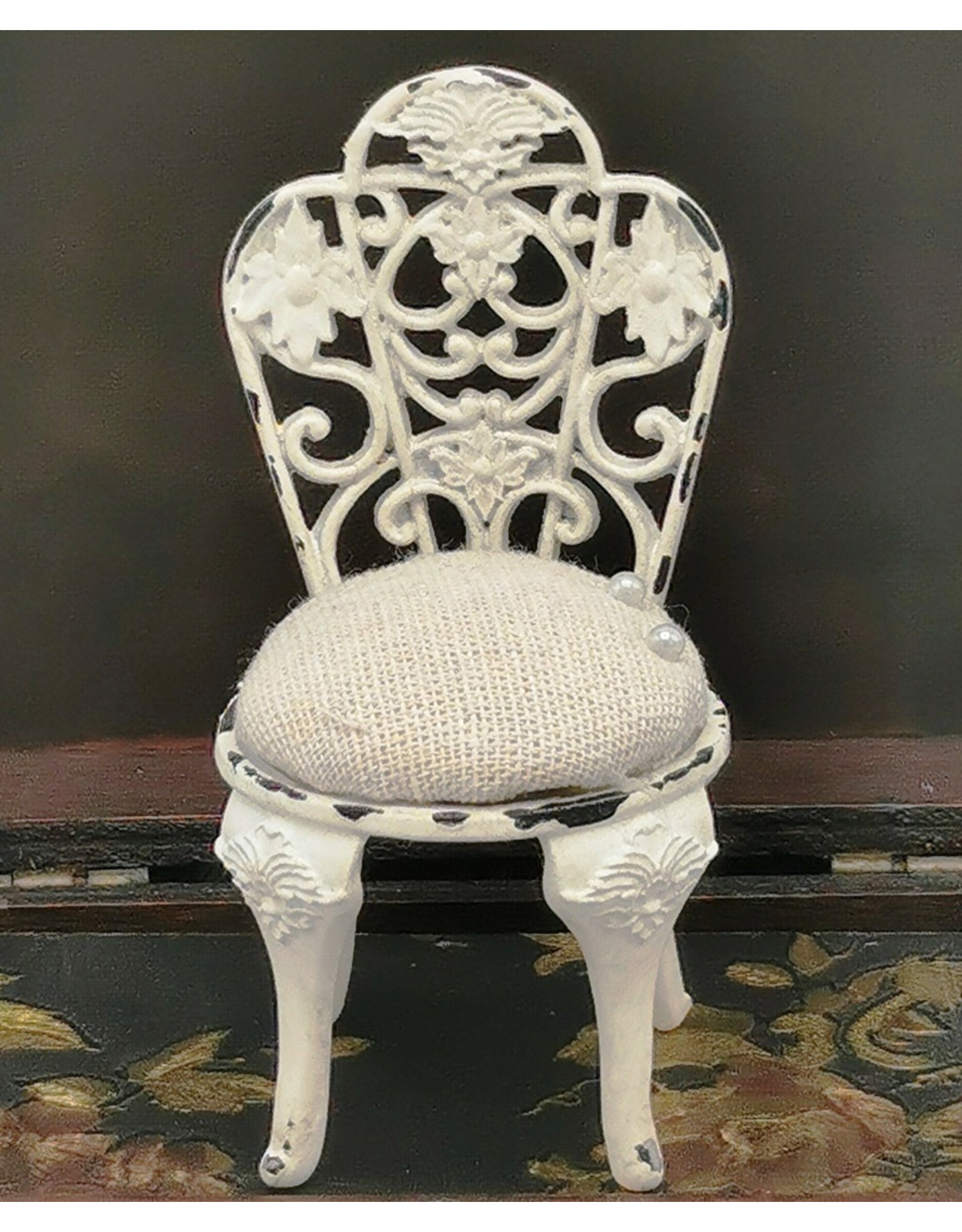 Miniature chair Baroque style (pincushion) Bags Boutique Trukado