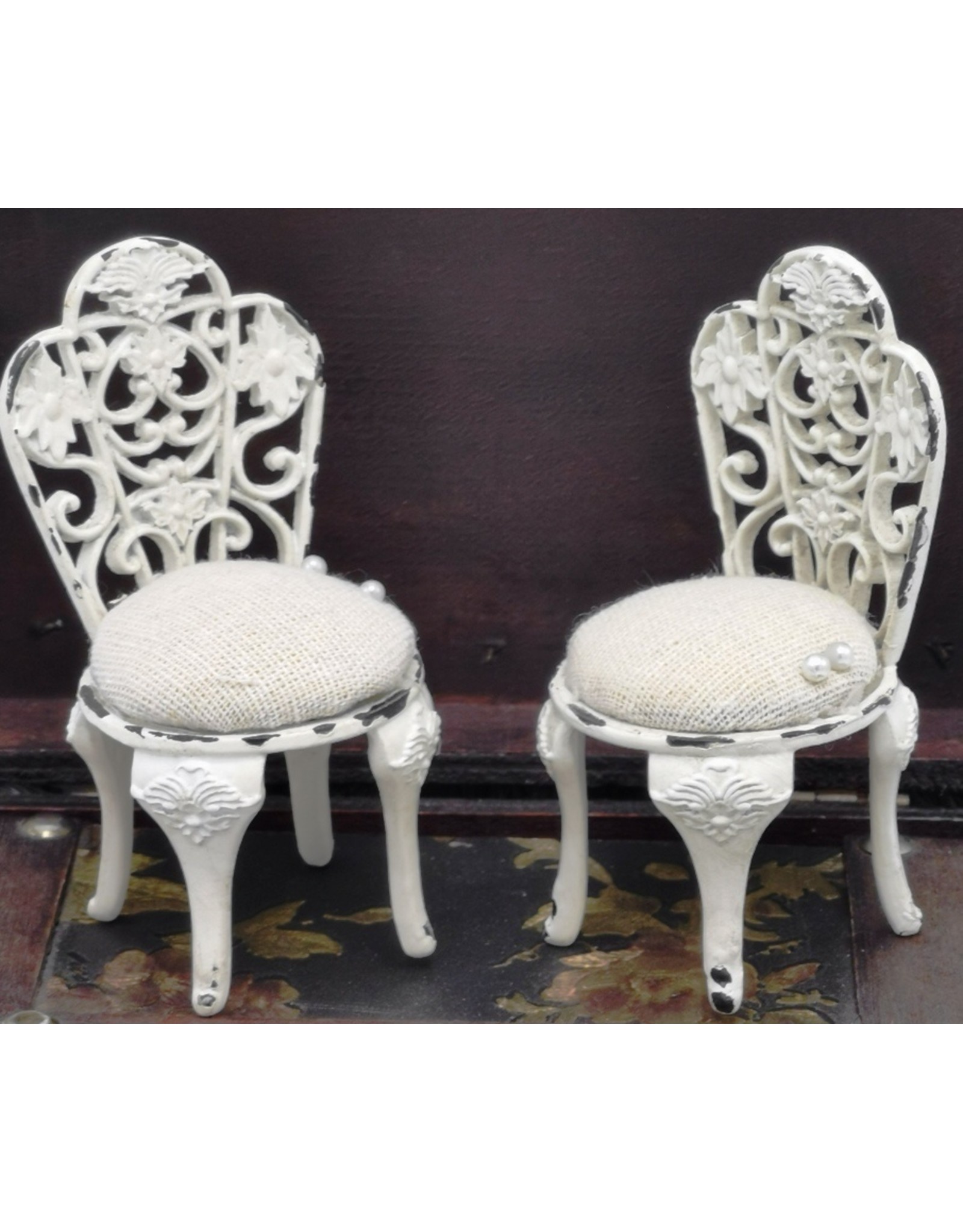 C&E Miscellaneous - Miniature chair Baroque style (pincushion)