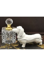 C&E Miscellaneous - Jewellery Box Dachshund - Brocante ( white iron)