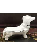 C&E Miscellaneous - Jewellery Box Dachshund - Brocante ( white iron)