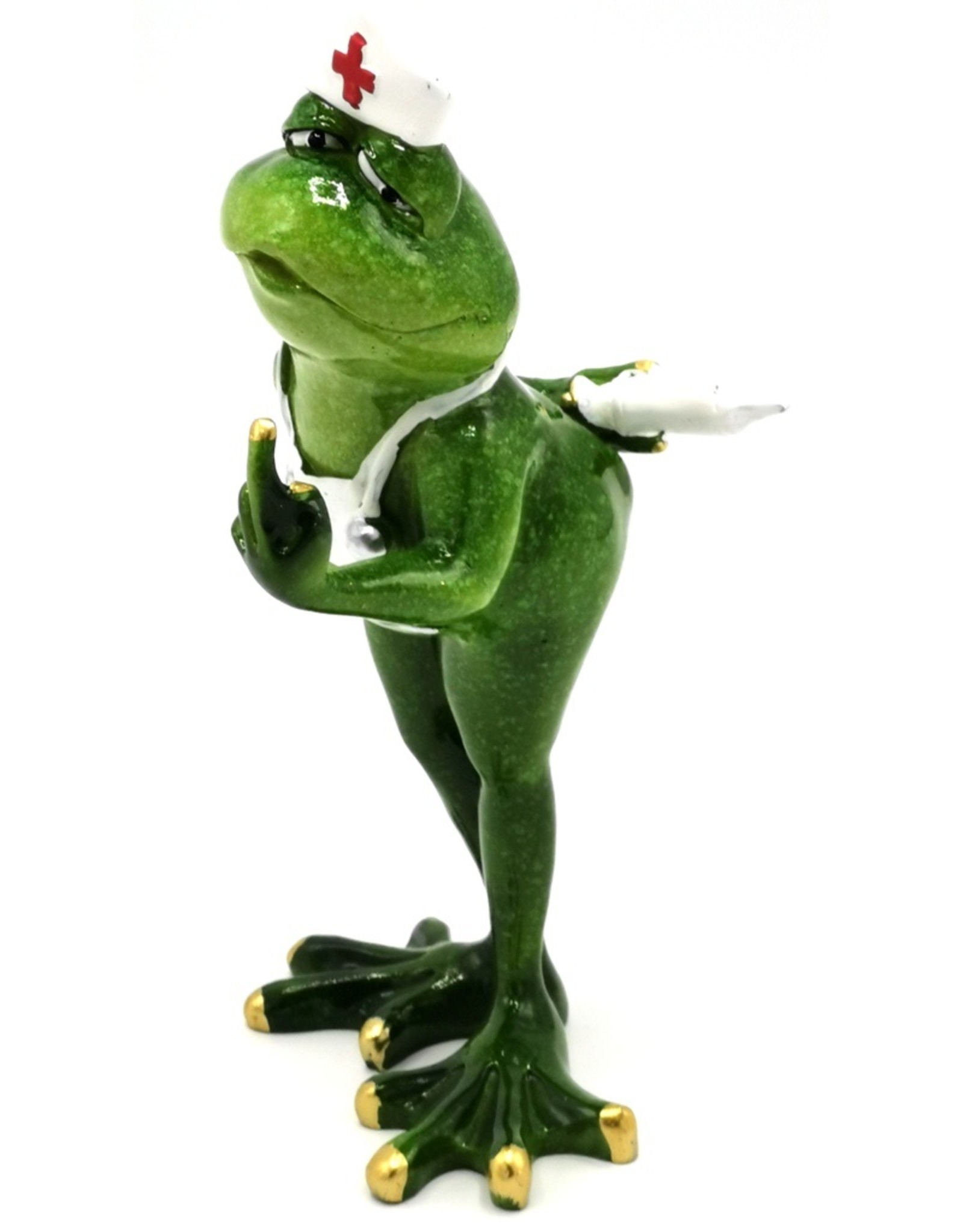 Goldbach Giftware Figurines Collectables - Frog Nurse figurine - 19cm, polyresin