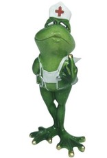 Goldbach Giftware Figurines Collectables - Frog Nurse figurine - 19cm, polyresin