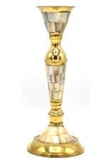 Trukado Miscellaneous - Candlestick of brass and mother of pearl