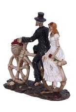 NemesisNow Reapers, skulls and dragons - Hitch a ride skeleton couple on bike