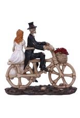 NemesisNow Reapers, skulls and dragons - Hitch a ride skeleton couple on bike