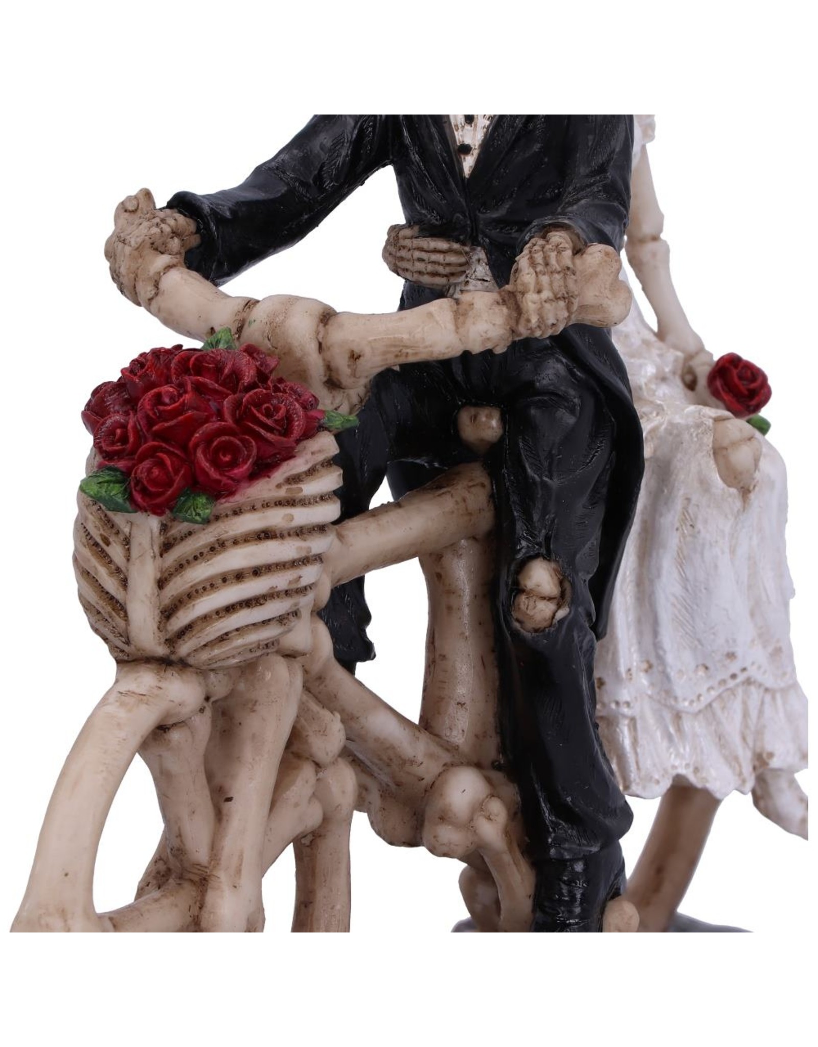 NemesisNow Reapers, skulls and dragons - Hitch a ride skeleton couple on bike