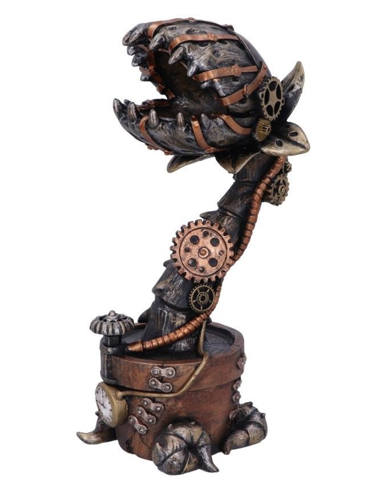 NemesisNow Giftware Beelden Collectables  - Steampunk vleesetende plant beeld 24,3cm