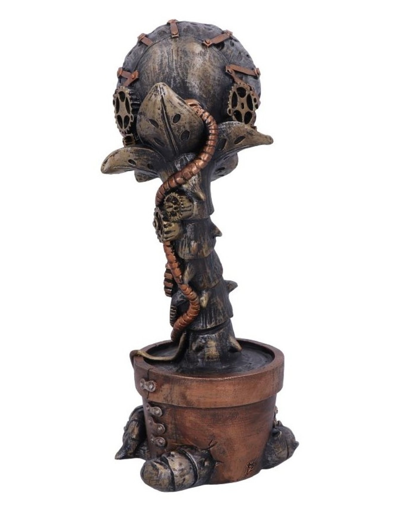 NemesisNow Giftware Beelden Collectables  - Steampunk vleesetende plant beeld 24,3cm