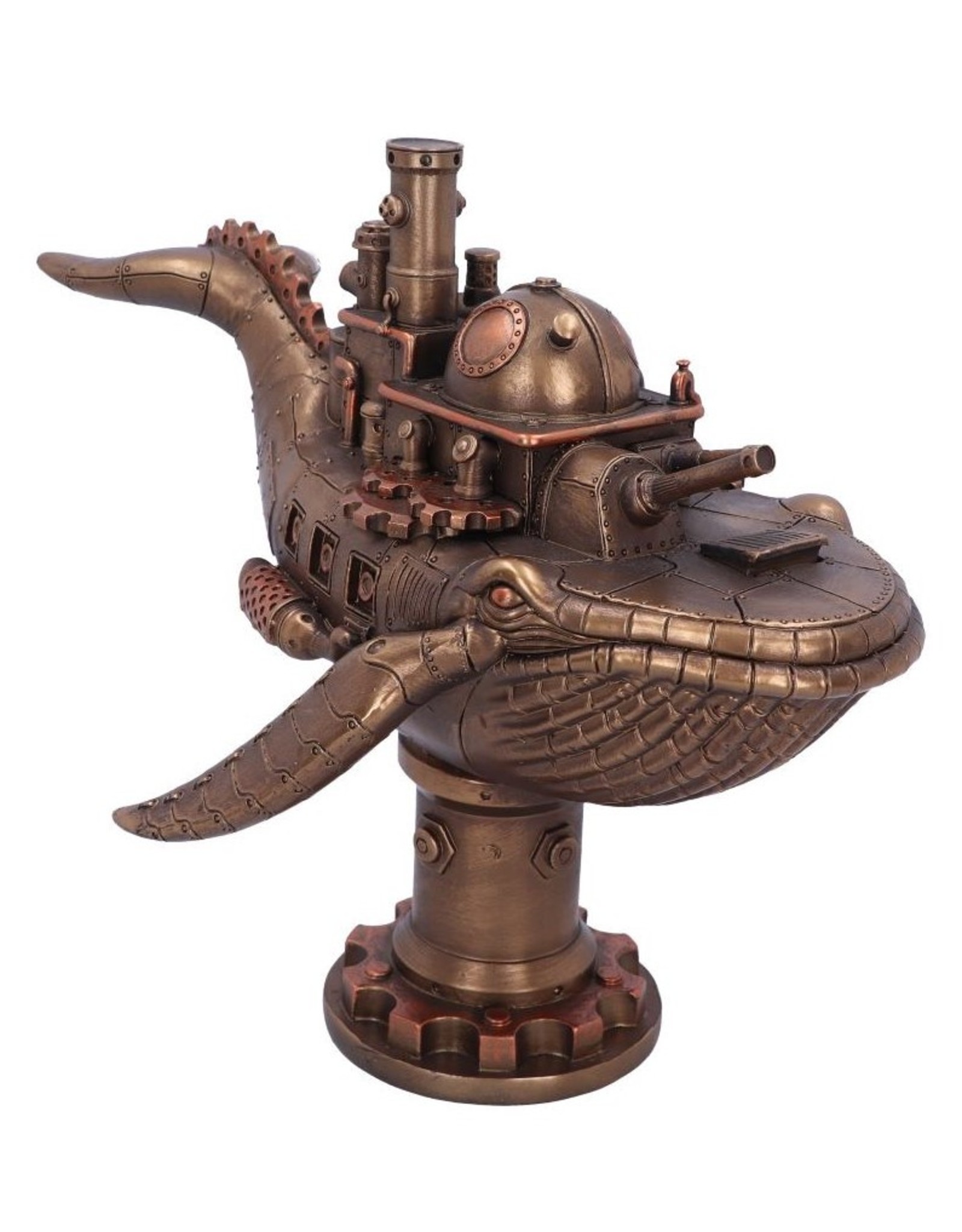 Veronese Design Giftware Figurines Collectables - Steampunk  Submarine Whale Figurine