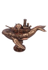 Veronese Design Giftware Figurines Collectables - Steampunk  Submarine Whale Figurine