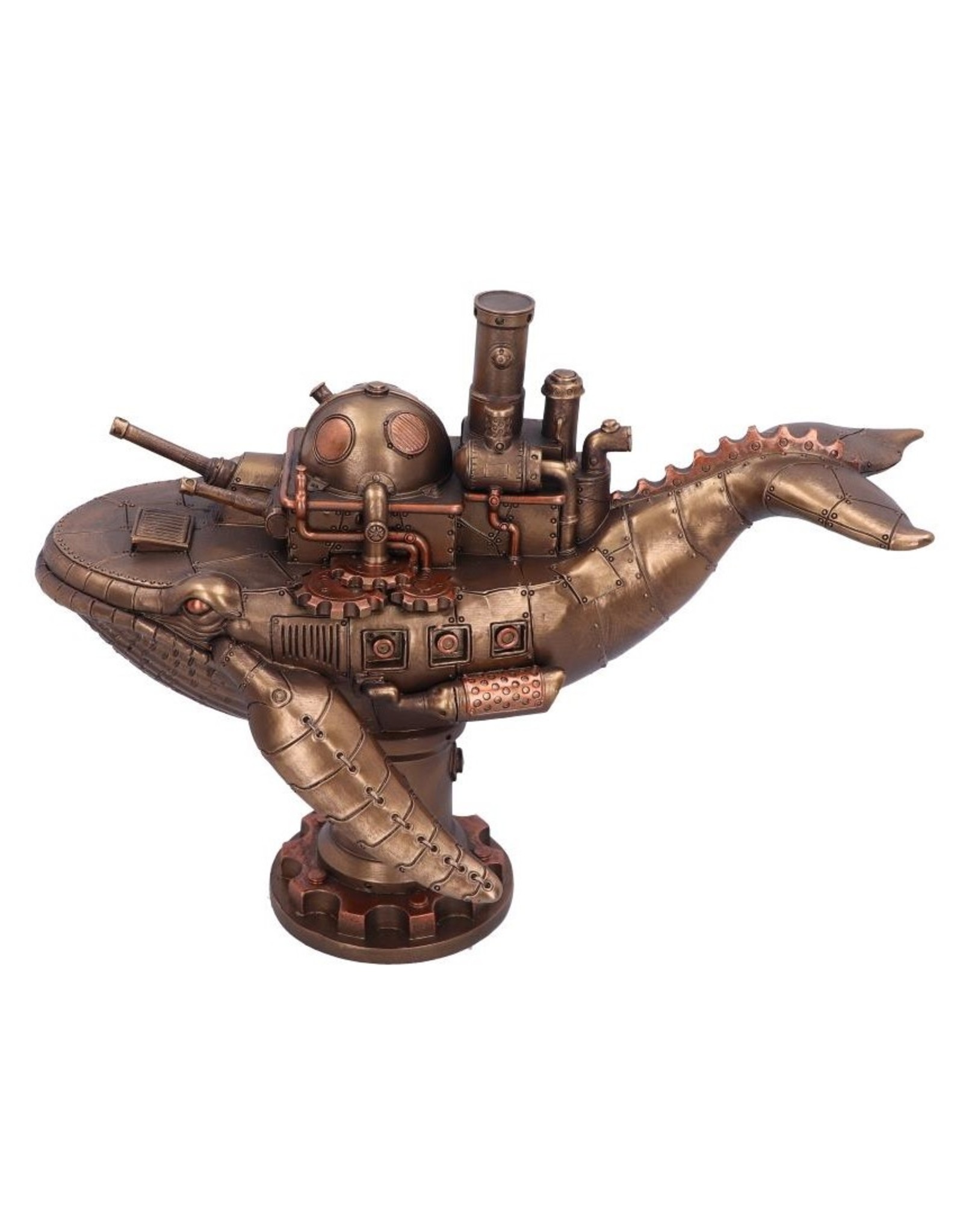 Veronese Design Giftware Figurines Collectables - Steampunk  Submarine Whale Figurine