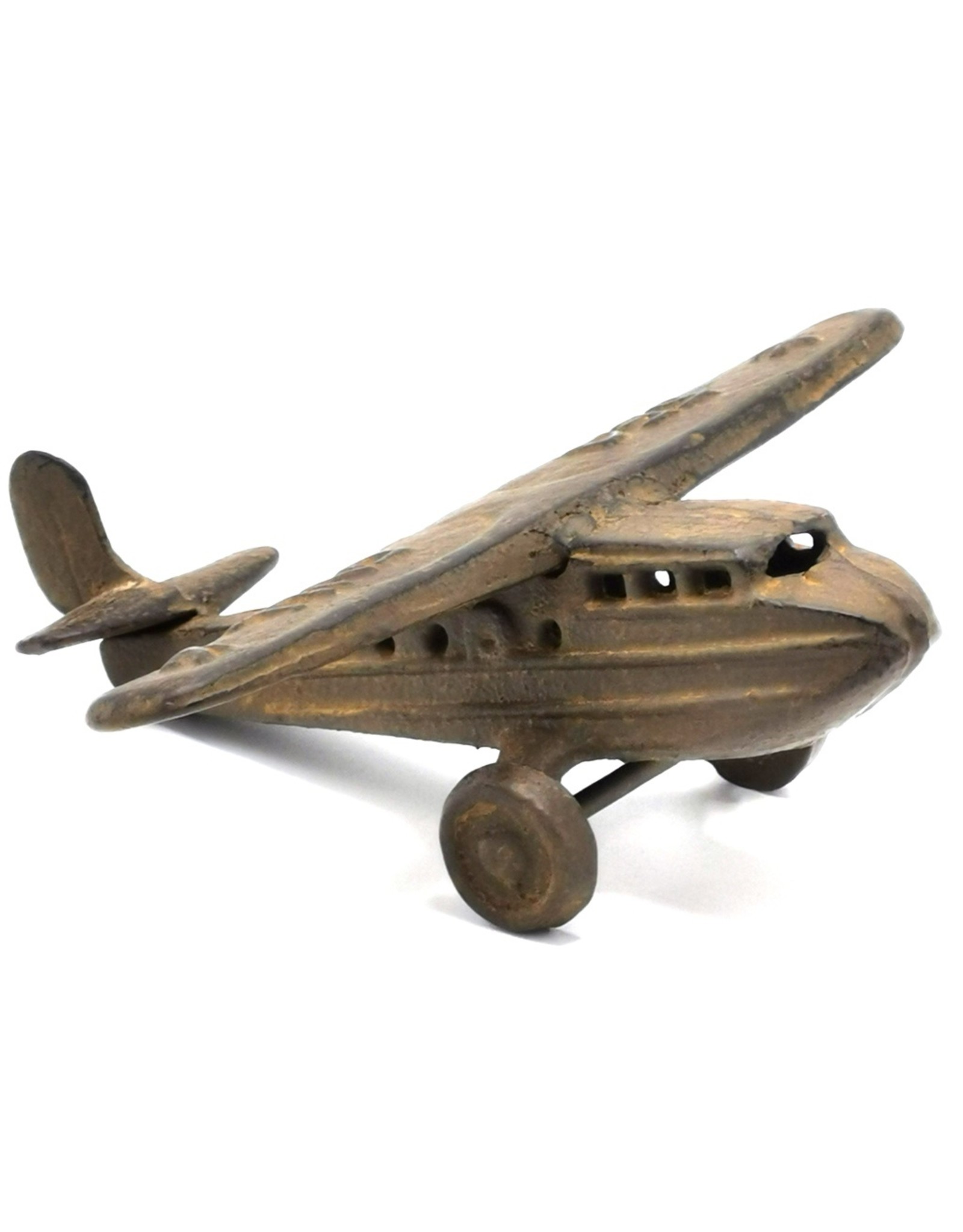 Interpersoonlijk capsule Depressie Miniatuur Vliegtuig Vintage look, gietijzer | Tassenboetiek Trukado -  Boutique Trukado