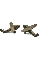 Trukado Giftware, beelden, collectables - Miniatuur Vliegtuig Vintage look, gietijzer
