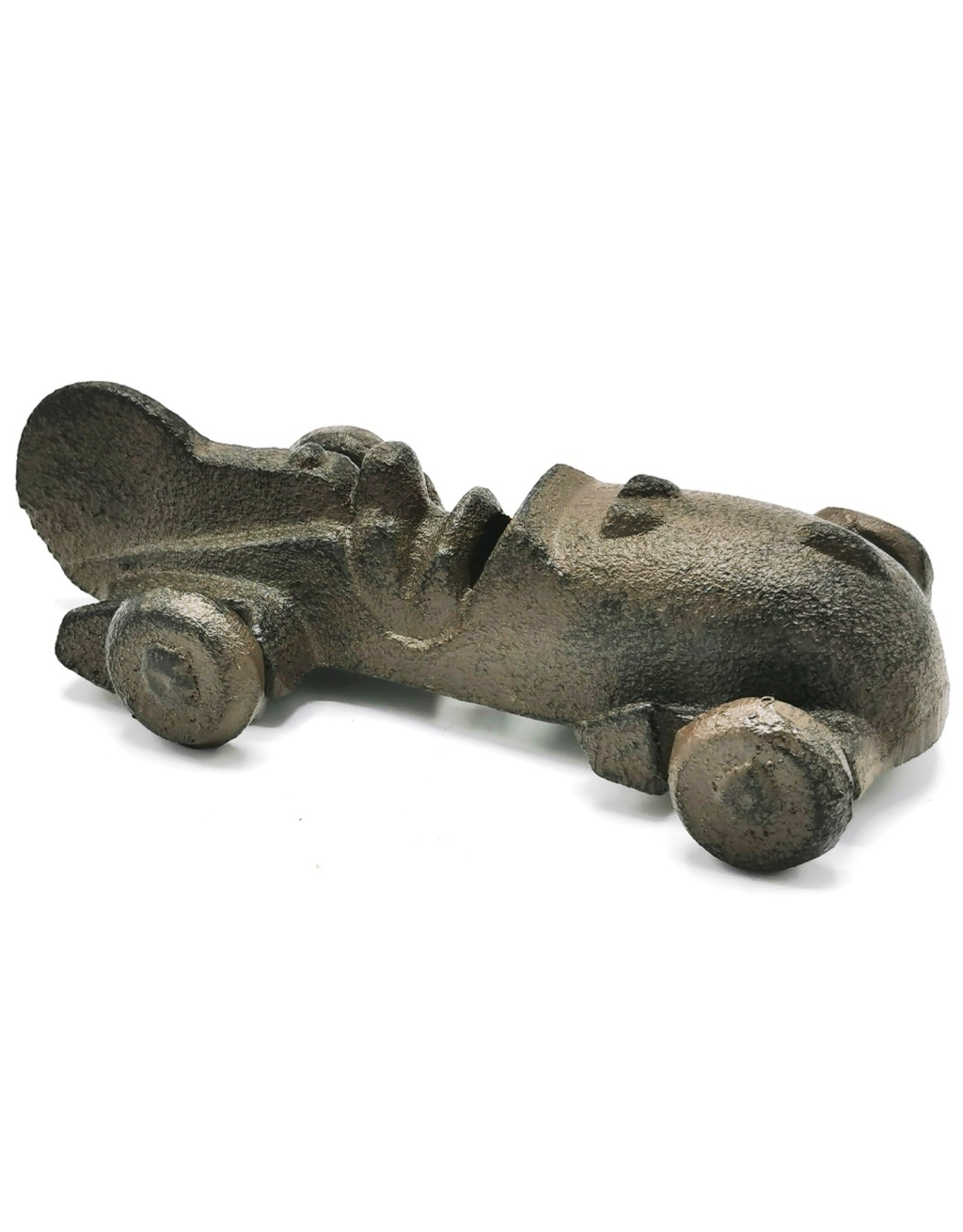 Trukado Giftware Figurines Collectables - Miniature Racecar Vintage look, cast iron