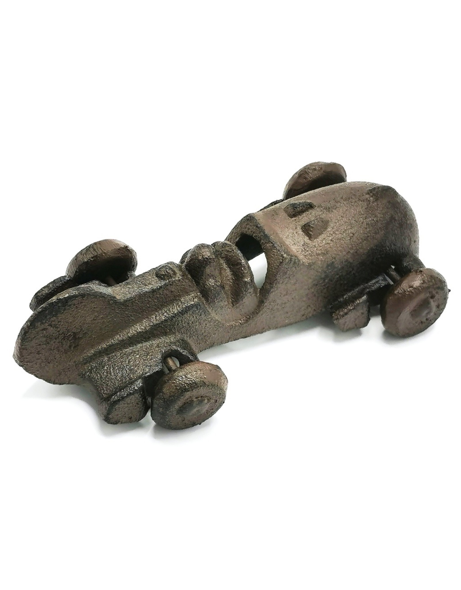 Trukado Giftware Figurines Collectables - Miniature Racecar Vintage look, cast iron