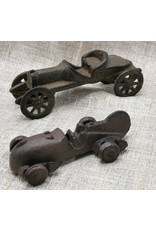 Trukado Giftware Figurines Collectables - Miniature Racecar Vintage look, cast iron