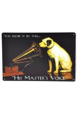 C&E Miscellaneous - His Master's Voice Metal plaque Nipper