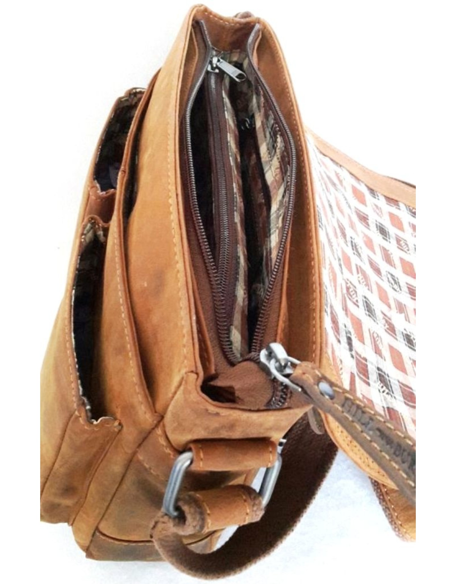 HillBurry Leather Shoulder bags  Leather crossbody bags - Hillburry leather shoulder bag vintage look (medium)