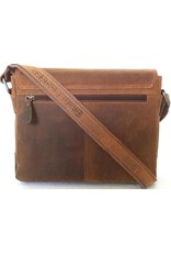 HillBurry Leren schoudertassen Leren crossbody tassen - Hillburry leren schoudertas vintage look (medium)