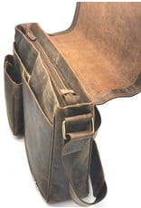 Hunters Leather Workbags and Leather Laptop Bags - Hunters Laptop Bag Buffalo Leather XL size