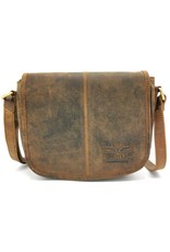 Hunters Leather Shoulder bags  leather crossbody bags - Hunters Leather Saddlebag Buffalo Leather