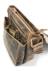 Hunters Leather Shoulder bags - Hunters Saddle bag Buffalo leather