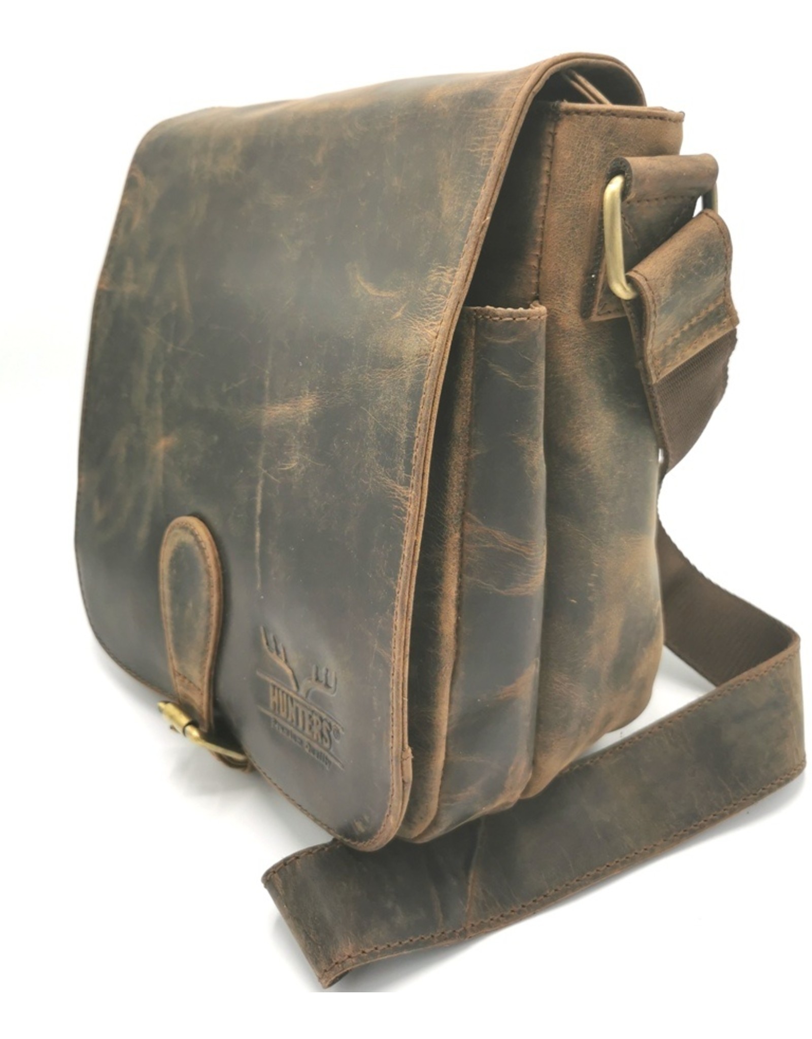 Hunters Leather Shoulder bags - Hunters Saddle bag Buffalo leather