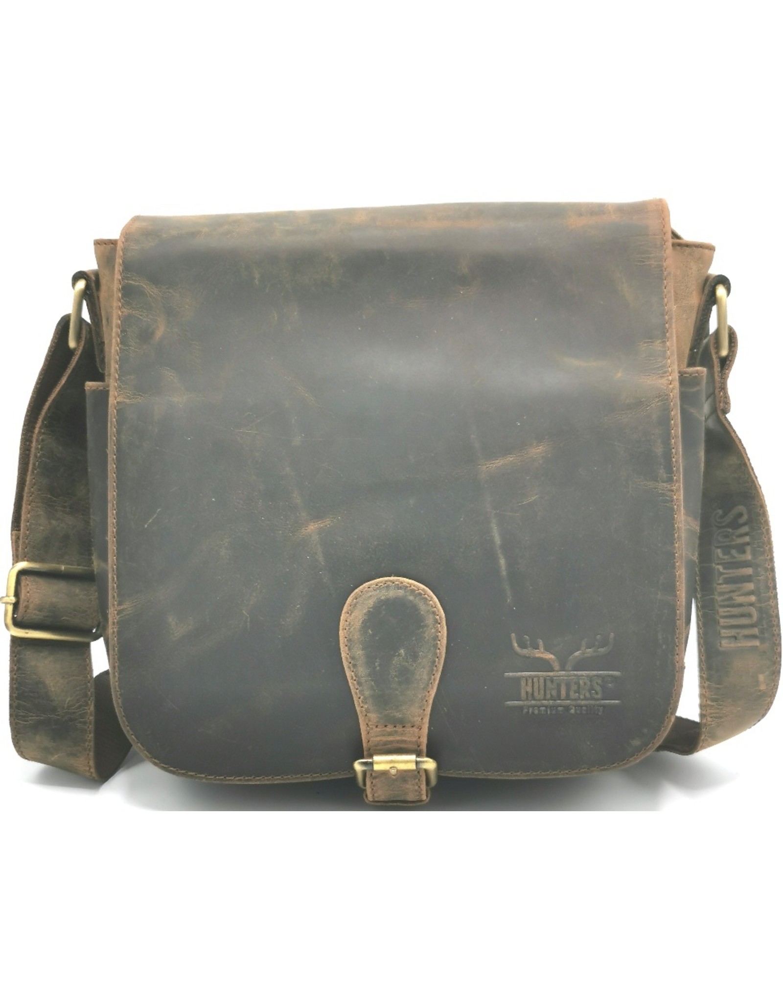 Hunters Leather Shoulder bags - Hunters Saddle bag Buffalo leather