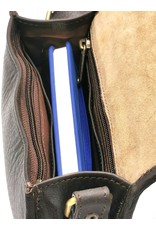 Trukado Leather Shoulder bags  Leather crossbody bags - Saddlebag with cowhide and steampunk hook