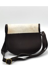 Trukado Leather Shoulder bags  Leather crossbody bags - Saddlebag with cowhide and steampunk hook