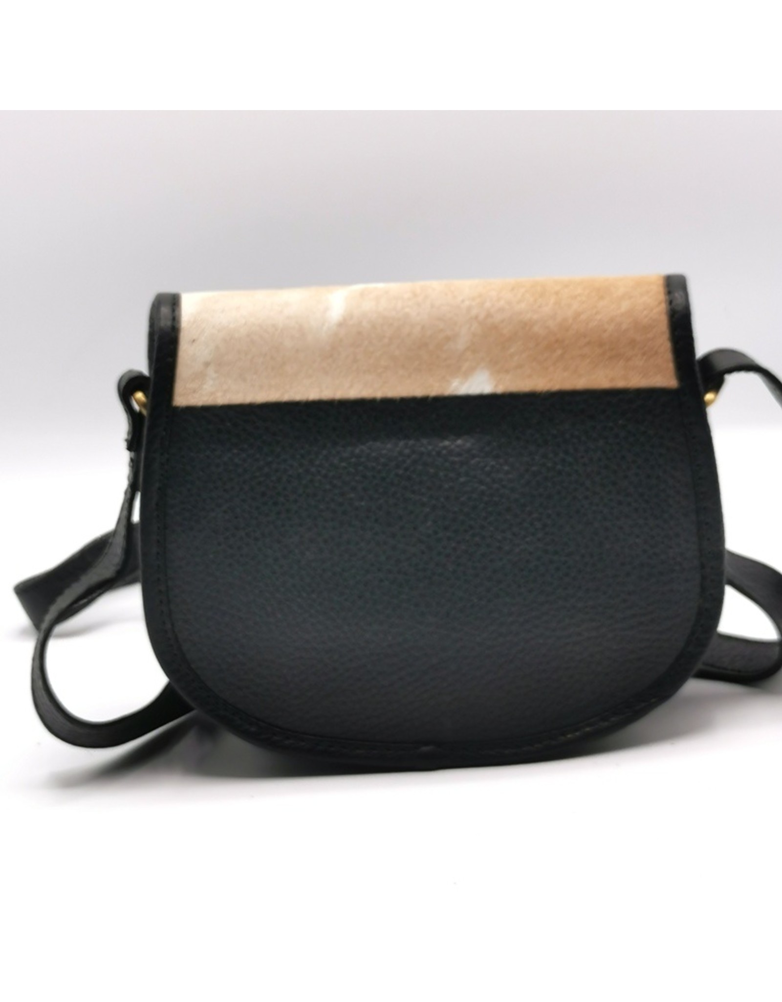 Trukado Leather Shoulder bags  Leather crossbody bags - Saddlebag with cowhide and steampunk hook