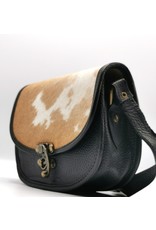 Trukado Leather Shoulder bags  Leather crossbody bags - Saddlebag with cowhide and steampunk hook
