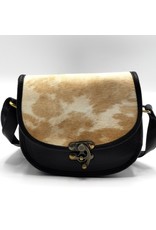 Trukado Leather Shoulder bags  Leather crossbody bags - Saddlebag with cowhide and steampunk hook