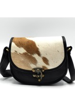 Trukado Leather Shoulder bags  Leather crossbody bags - Saddlebag with cowhide and steampunk hook