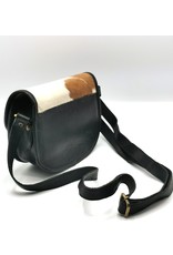 Trukado Leather Shoulder bags  Leather crossbody bags - Saddlebag with cowhide and steampunk hook