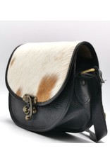 Trukado Leather Shoulder bags  Leather crossbody bags - Saddlebag with cowhide and steampunk hook