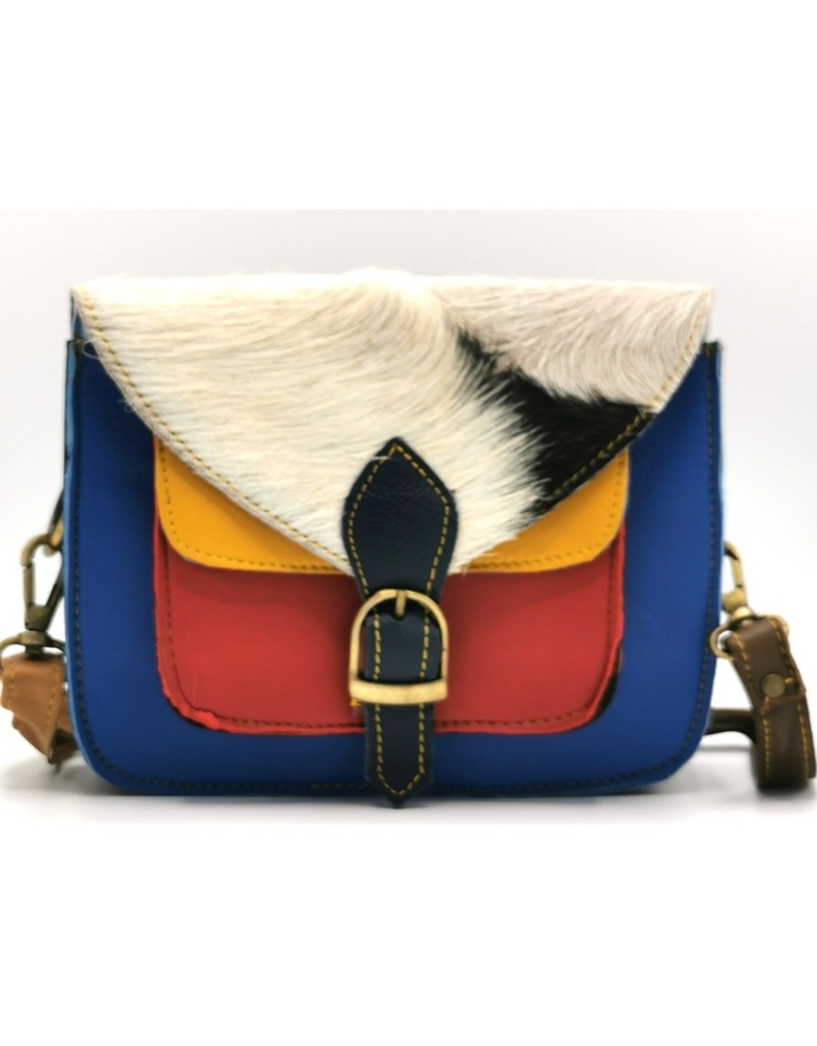 Trukado Leather Shoulder bags  Leather crossbody bags - Coloured leather shoulder bag with cowhide cover