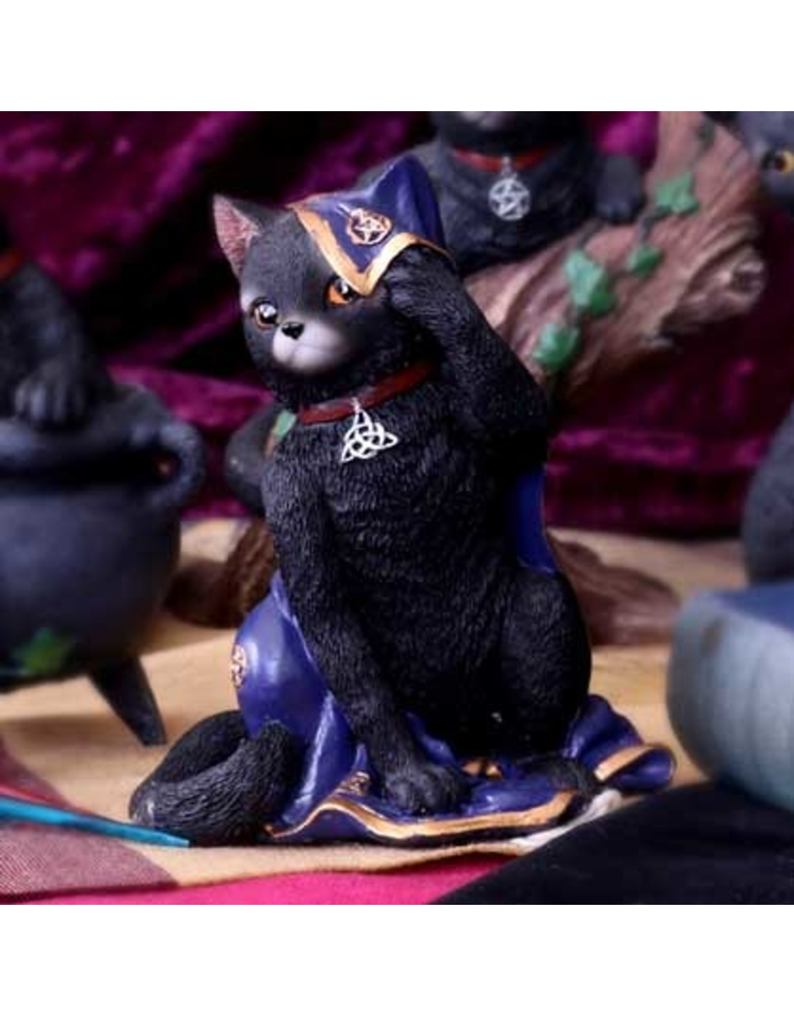 NemesisNow Giftware Beelden Collectables  - Jinx zwarte kat beeld 11cm